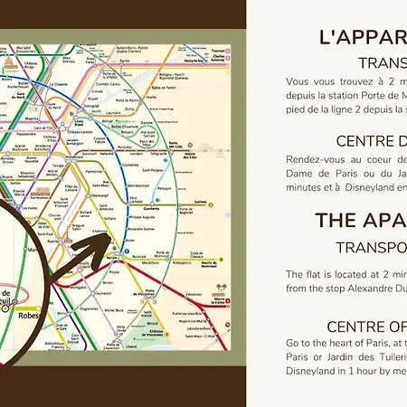 31.appart 8pers#3 Bedroom #père Lachaise #nation Appartamento Parigi